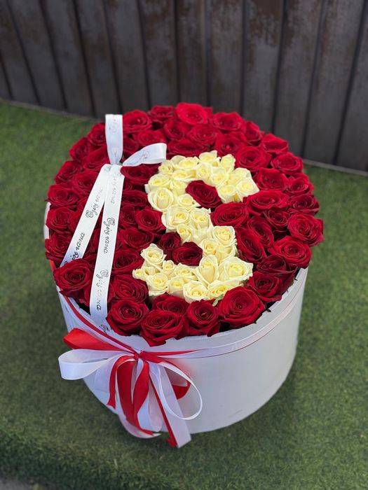 Именной букет из 101 розы 49999