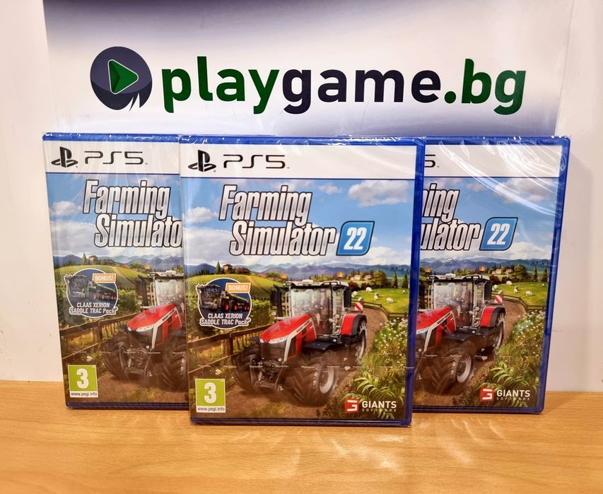 Чисто нова игра Farming Simulator 22 за PS5