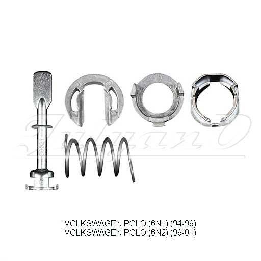 Ремонтен комплект за патрон (ключалка) за VW -AUDI -SEAT -SKODA