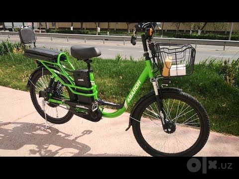 Elektrovelosoped Demansh qora rangli