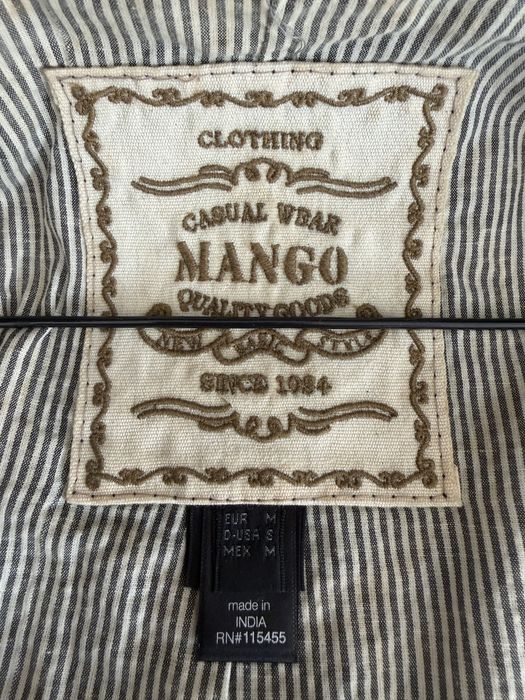 Geaca de piele Mango