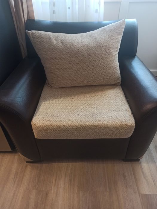 Fotoliu imitație piele