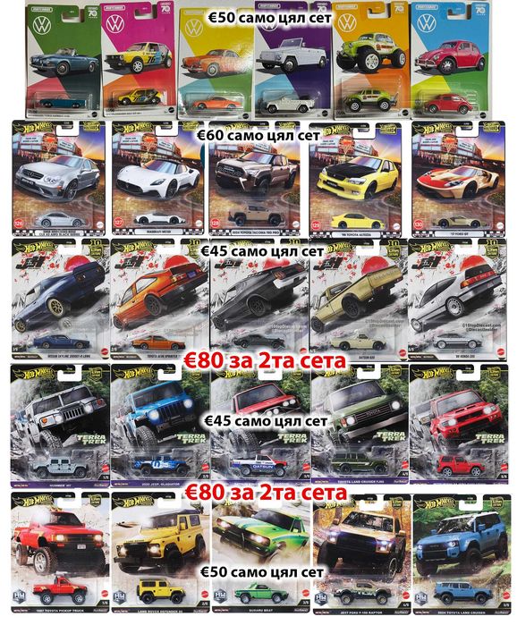 Хот Уилс Hot Wheels RLC, Fast Furious, Car Culture, Boulevard, Formula
