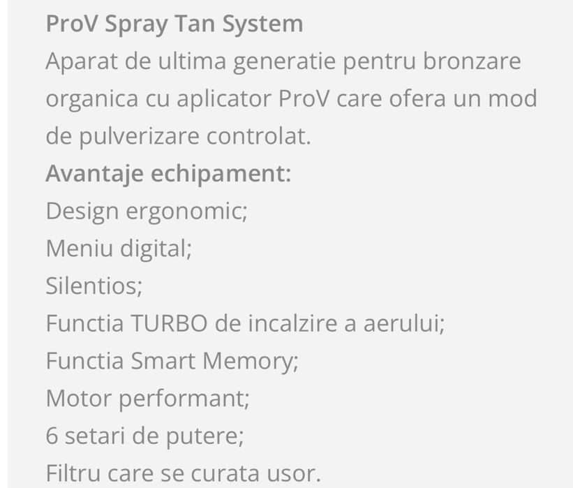 Aparat bronzare organica