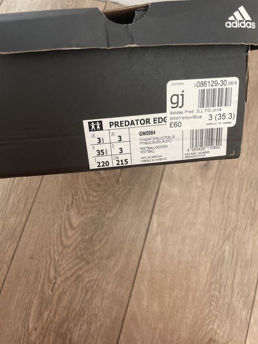 Бутонки Adidas predator edge