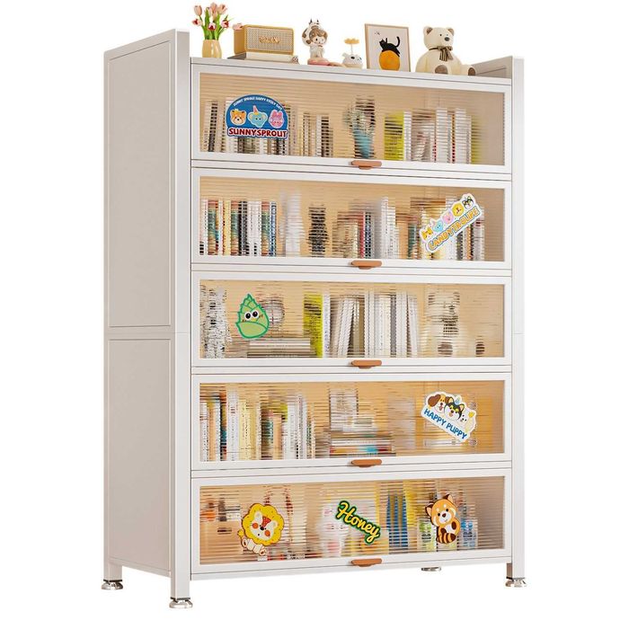 Шкаф с прозрачной дверцей/организованное хранения книг