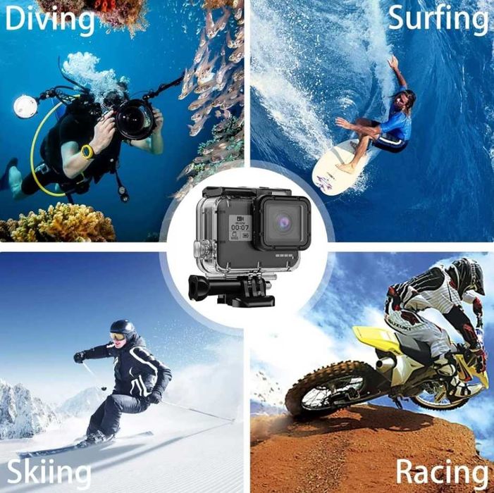 Водоустойчив защитен калъф за GoPro Hero 5 , 6 , 7