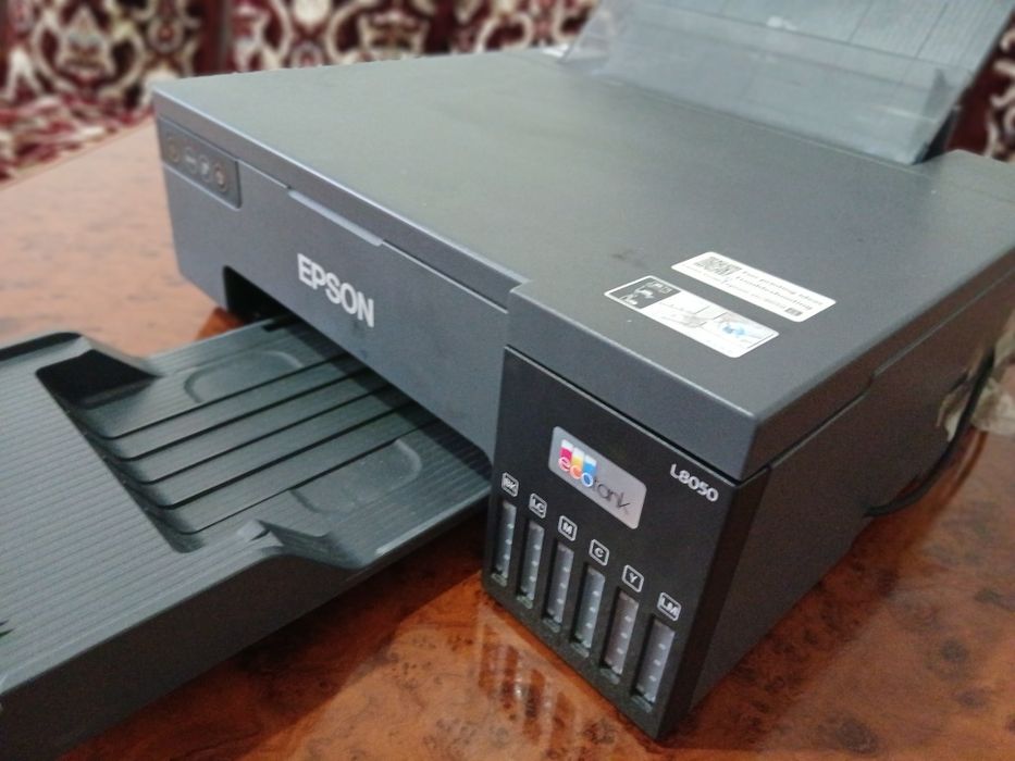 EPSON L 8050 ECOTANK 6 xil rangli printer