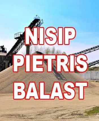 Balast Nisip Pietriș Piatra Balastru Margaritar Piatra concasată