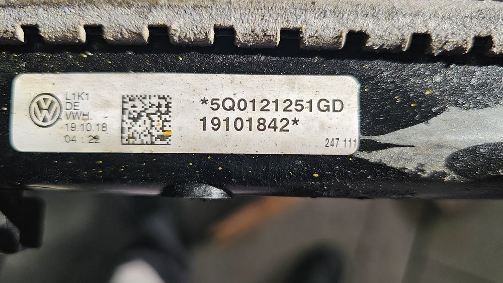 Radiator racire apa, cod 5Q0121251GD, Skoda Superb III (3V3) 2.0 TDI