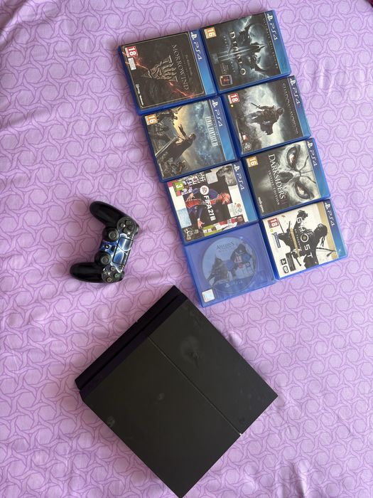 PS4 1TB Controller 8 Jocuri