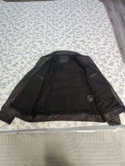 Кожаная куртка мужская