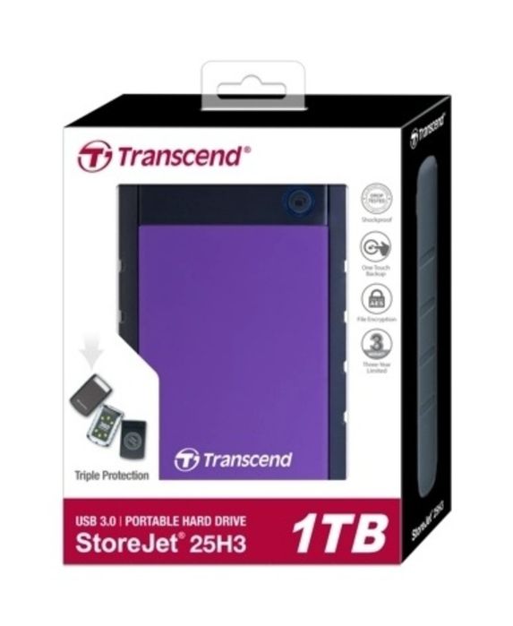 Внешний накопитель Transcend TS1TSJ25H3P 1000 Гб