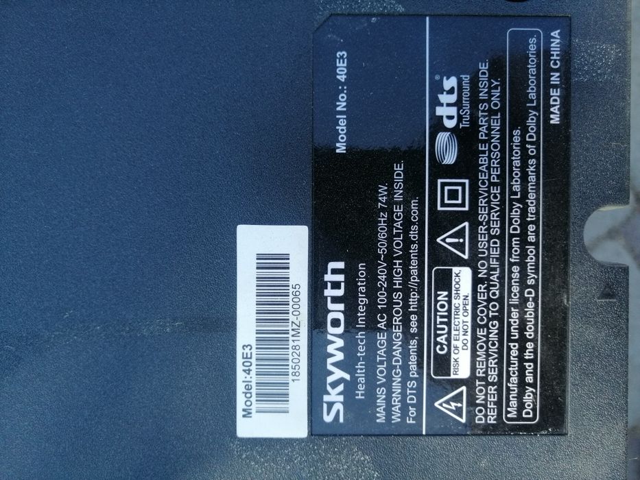 Телевизор Skyworth на запчасти