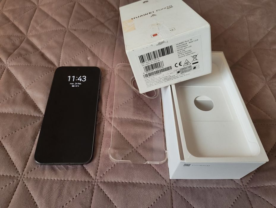 Huawei Pura 70, 12gb/256gb,factura,de la altex septembrie 2025