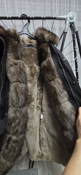 Зимняя парка с мехом