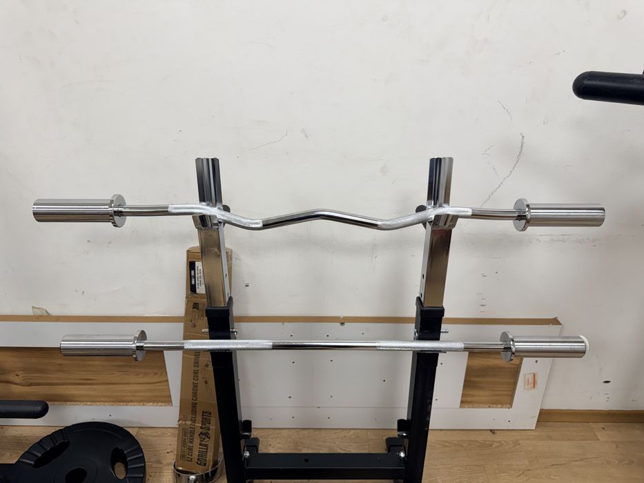 Bara haltera olimpica noua 65 kg, bara z, bara 130 cm. Noi bar drepte