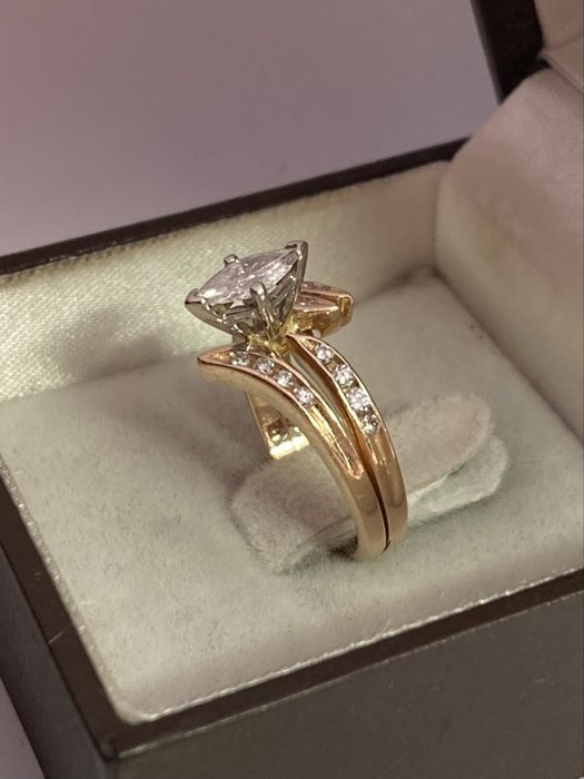 Inel aur cu diamante 0.70ct