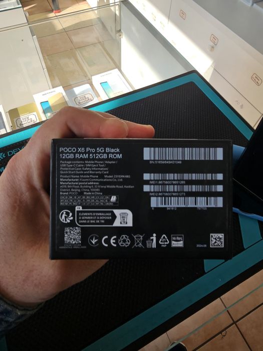 Poco X6 Pro, 12/512 GB, Nou, Garanție