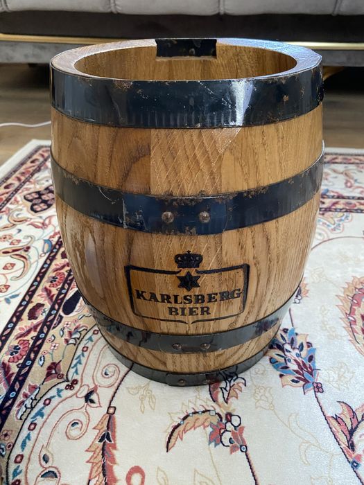 Диспенсър за бира Gam Multi-Tap с дървено буре Karlsberg Bier