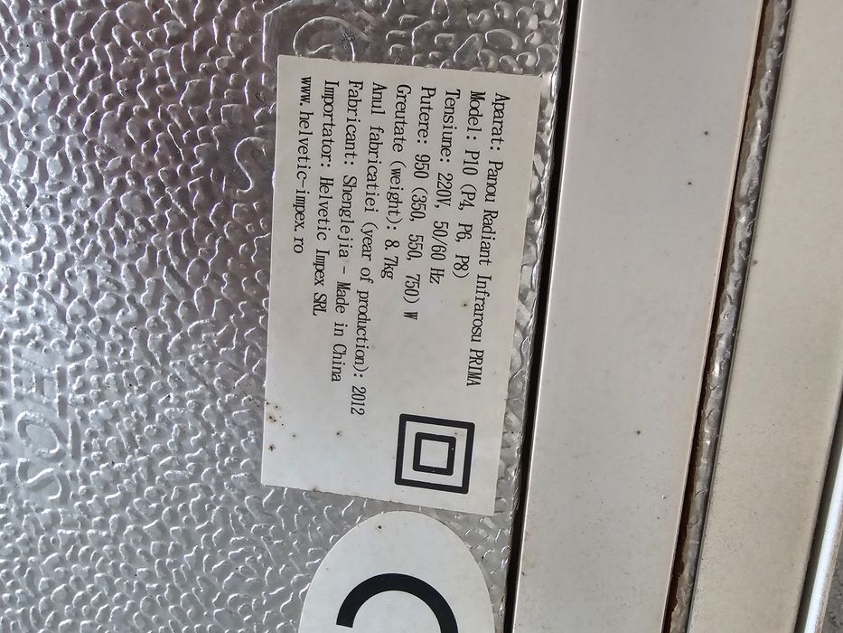 Panou radiant cu infrarosu 950w