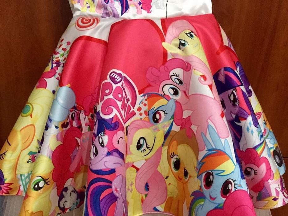My little pony дизайнерска рокля 5 год ръст до 110см
