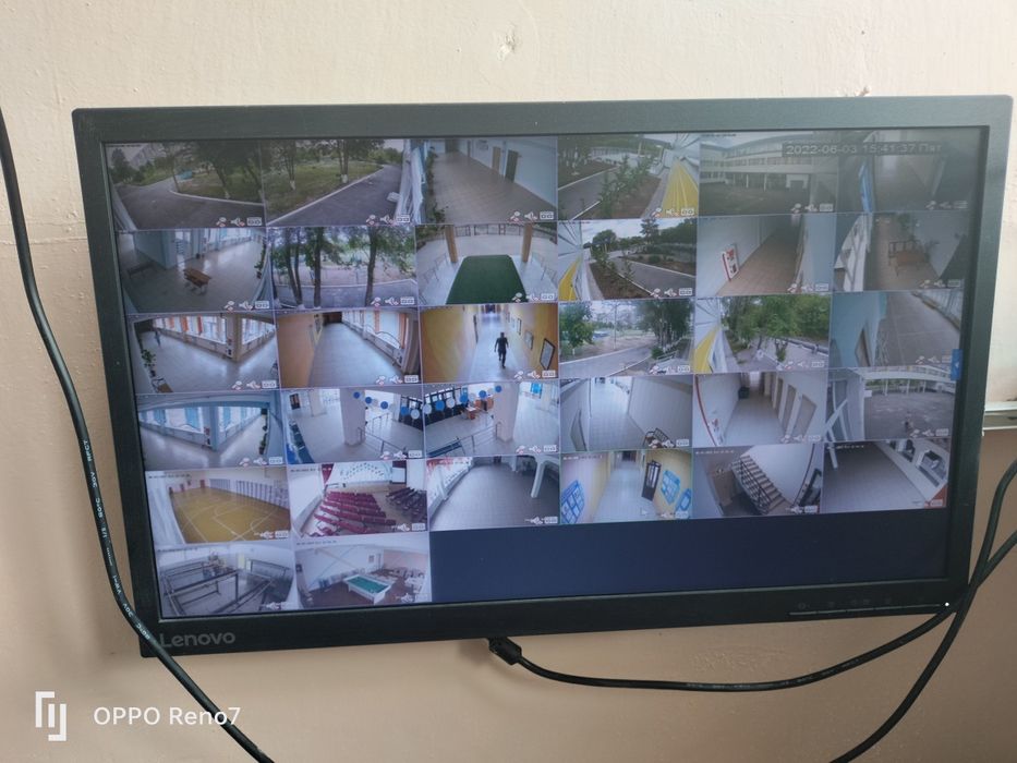 Установка видеокамера