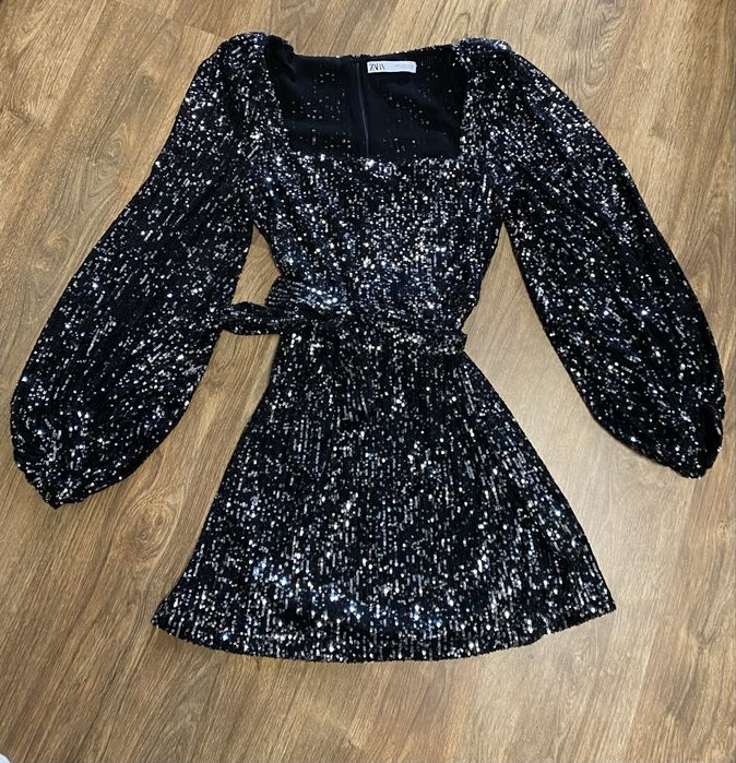 Дамска рокля с пайети ZARA