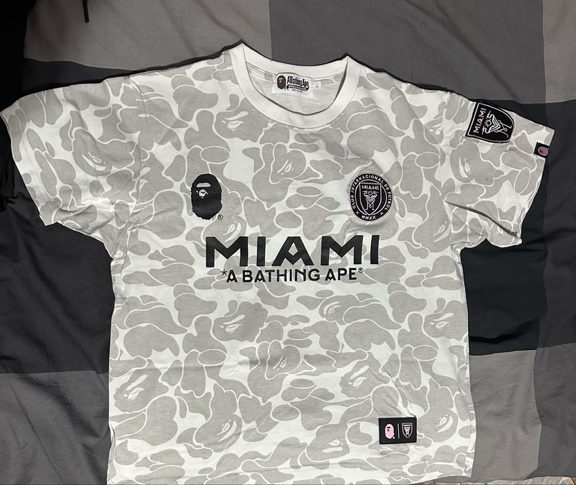 Тениска на bape x inter miami