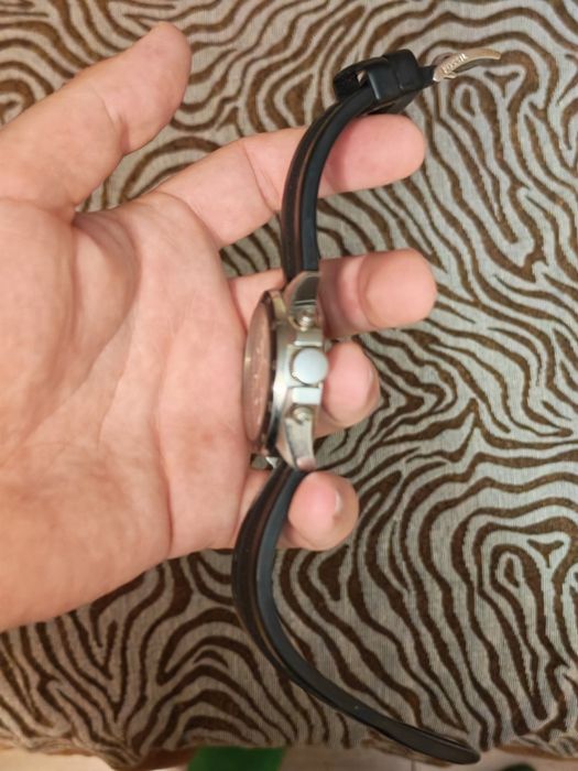 Fossil Ceas cronograf negru Decker