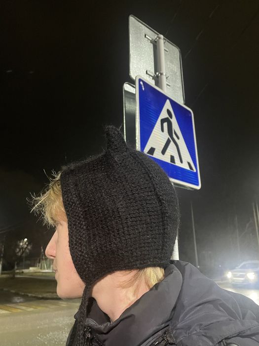 Вязанные шапки-чепчик