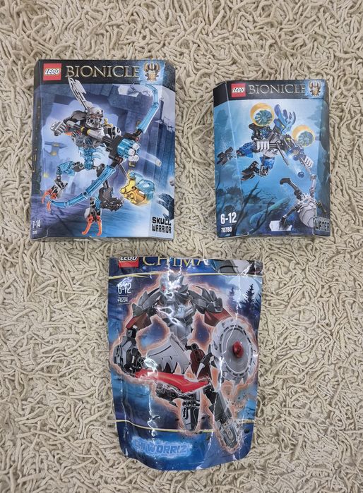 Seturi lego Bionicle 70780 si Chima 70204 complete