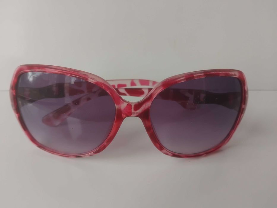 Дамски слънчеви очила с бордо леопардов принт