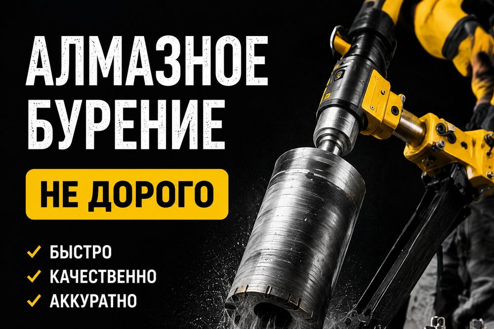 Алмазное сверление алмазное бурение в Астане