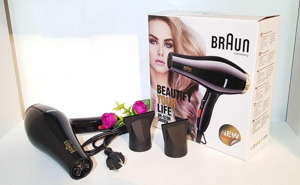 Фен BRAUN, MOZER  .фен укладка волос