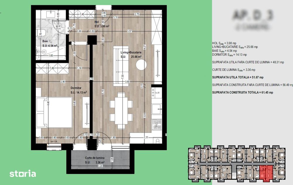 2 Camere Lux – Complex Lara Otopeni – Bloc 2026 – Comision 0%