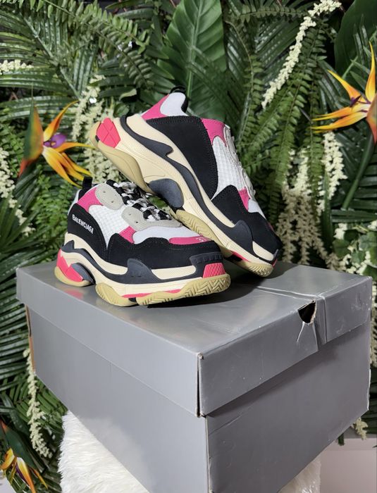 Balenciaga Triple S Pink White Black
