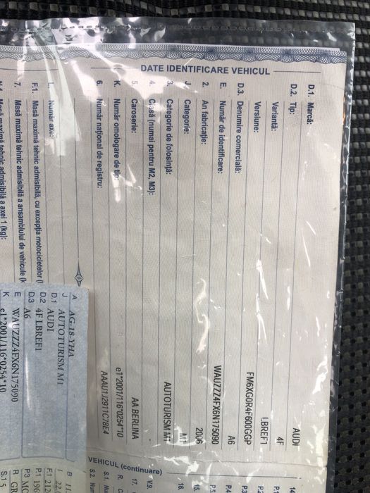 Vind sau dezmembrez Audi A6