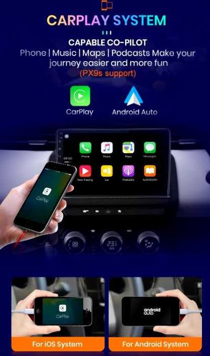 Navigatie Android Renault CLIO 5 , Carplay Android Auto + Camera