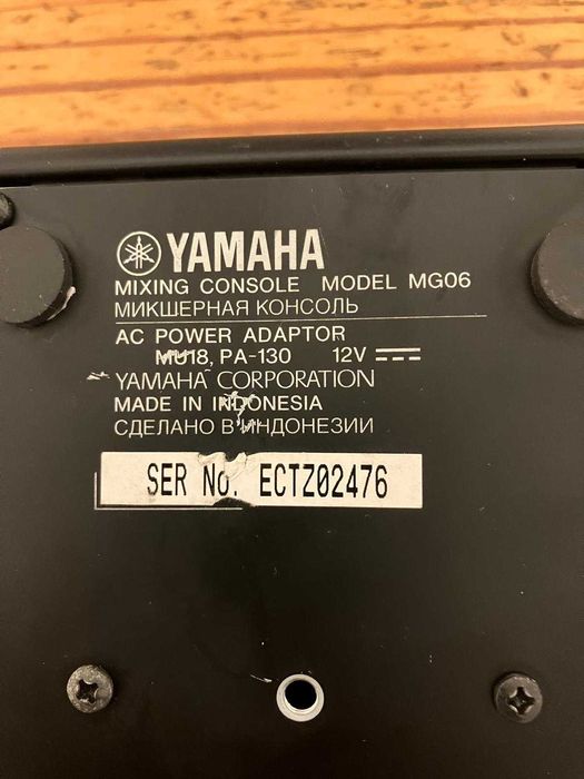 Mixer Yamaha MG06