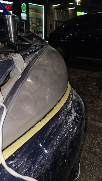 полировка фар с разбором и без разбора