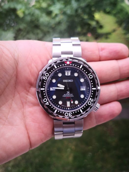 Ceas automatic Seiko TUNA Mod  Prospex diver 300m bratara metalica