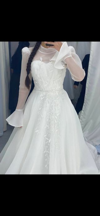 Свадебное белое платье