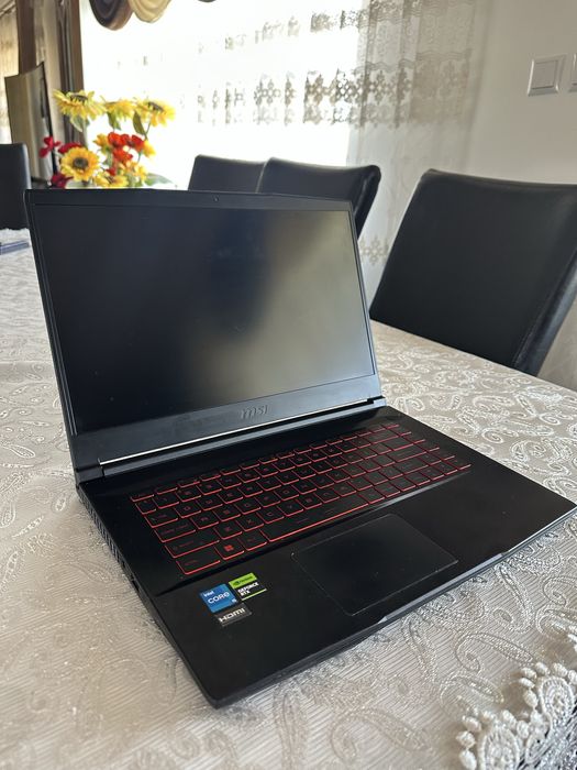 Laptop Gaming/Editare Foto-Video  MSI, RTX 2050, i5-12450H, 16GB RAM, Tastatură Iluminată, 144hz