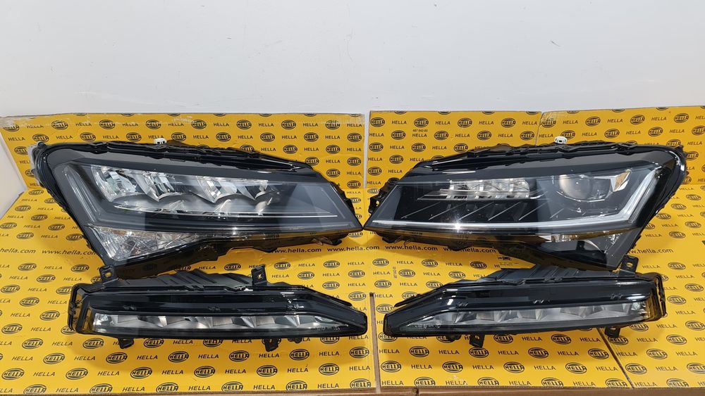 Set far faruri full led proiector calculator Skoda Superb 3 facelift