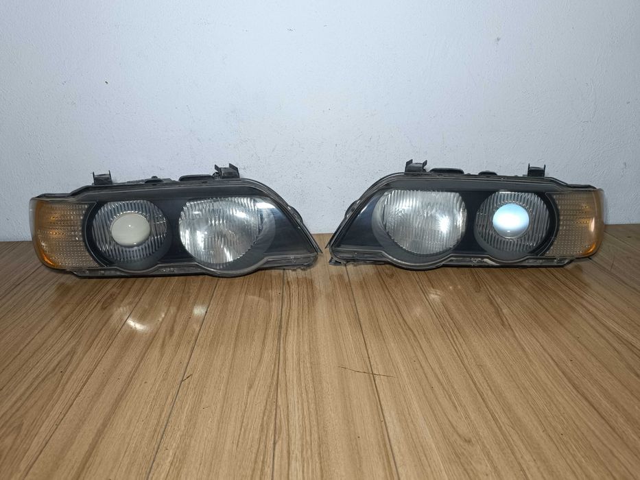 Фары 2шт XENON BMW X5 E53 дорест 99-03г Оригинал БЕЗ БЛОКОВ БМВ Х5 Е53