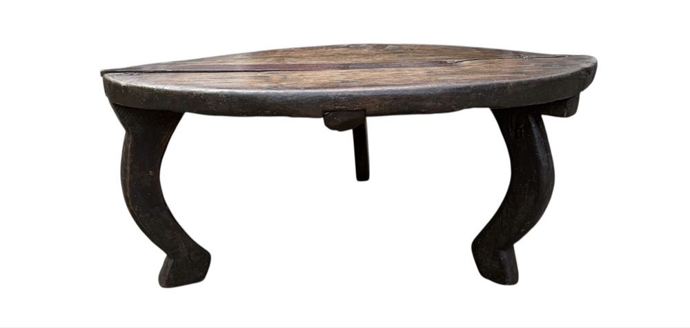 Masuta taraneasca veche blat rotund