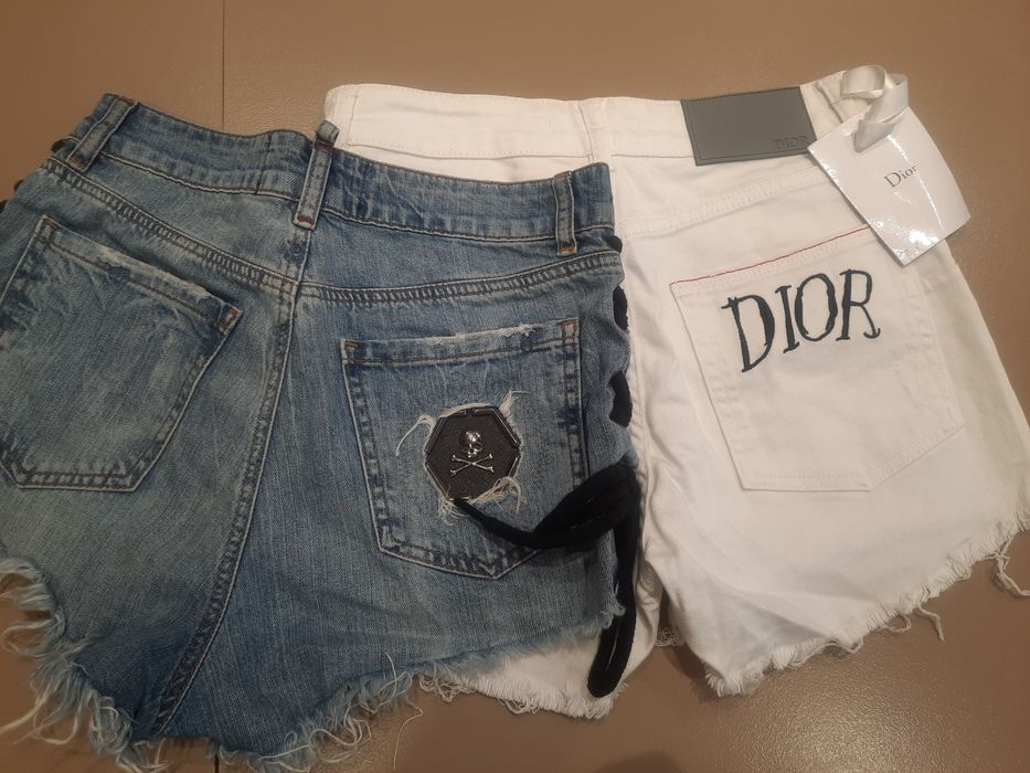 Италиански къси бели панталонки. DIOR