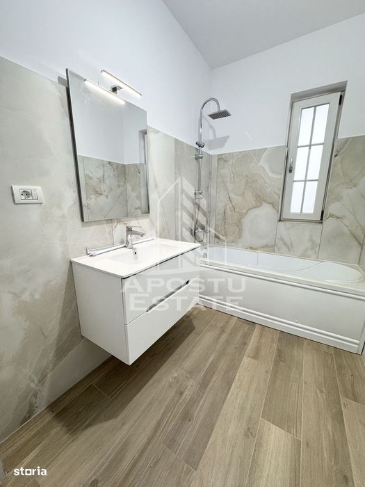 Apartament cu 2 camere decomandat si gradina de 35 mp la asfalt Giroc
