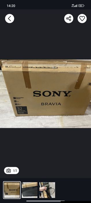 Продам телевизор сони